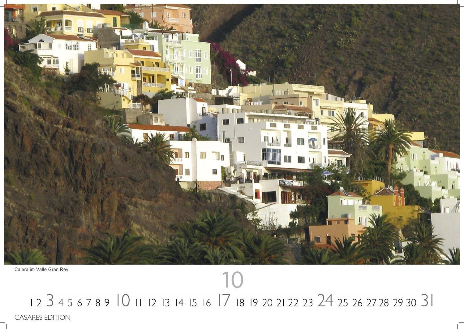 Beispielinhalt (Bild) La Gomera Kalender 2027 - Wandkalender | Fotokalender Spanien 35x50cm - Atemberaubender . mit den schönsten Motiven der Kanareninsel