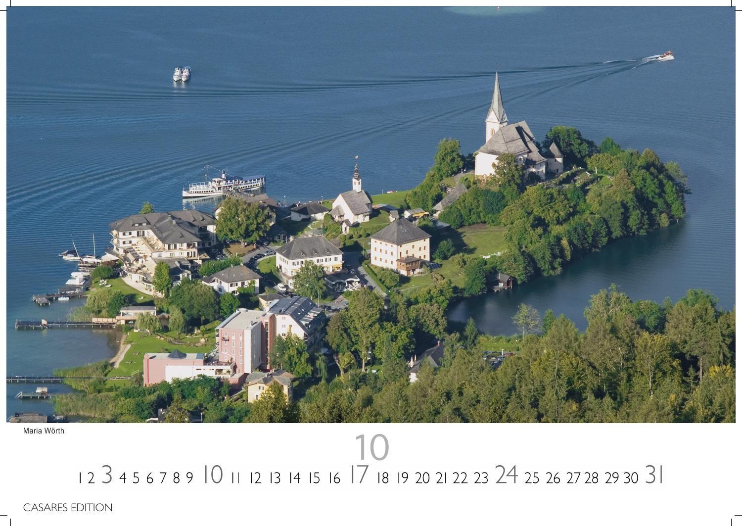 Beispielinhalt (Bild) Österreich Kalender 2027 - Wandkalender | Fotokalender | Österreich Kalender | Alpenkalender | Alpenländer 35x50cm Grosses Format - Atemberaubende Landschaften