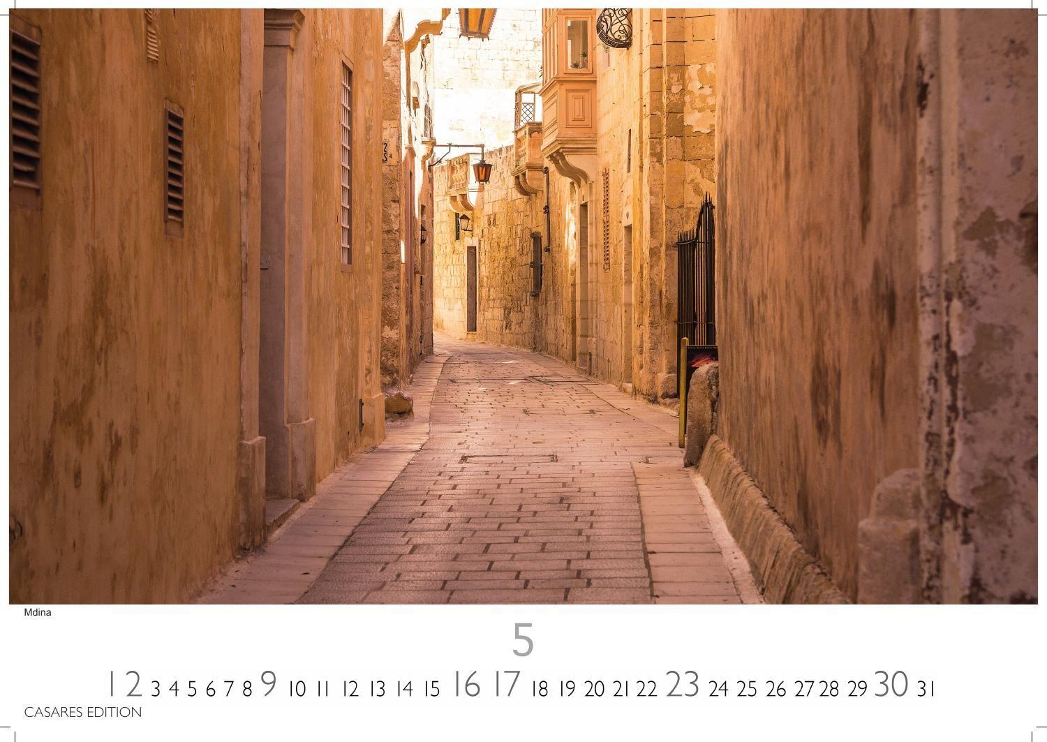 Beispielinhalt (Bild) Malta Kalender 2027 - Wandkalender | Fotokalender Südeuropa 24x35cm - Hochwertiger . mit atemberaubenden Fotos von Malta - ideal für Liebhaber der Insel und Reiseliebhaber.