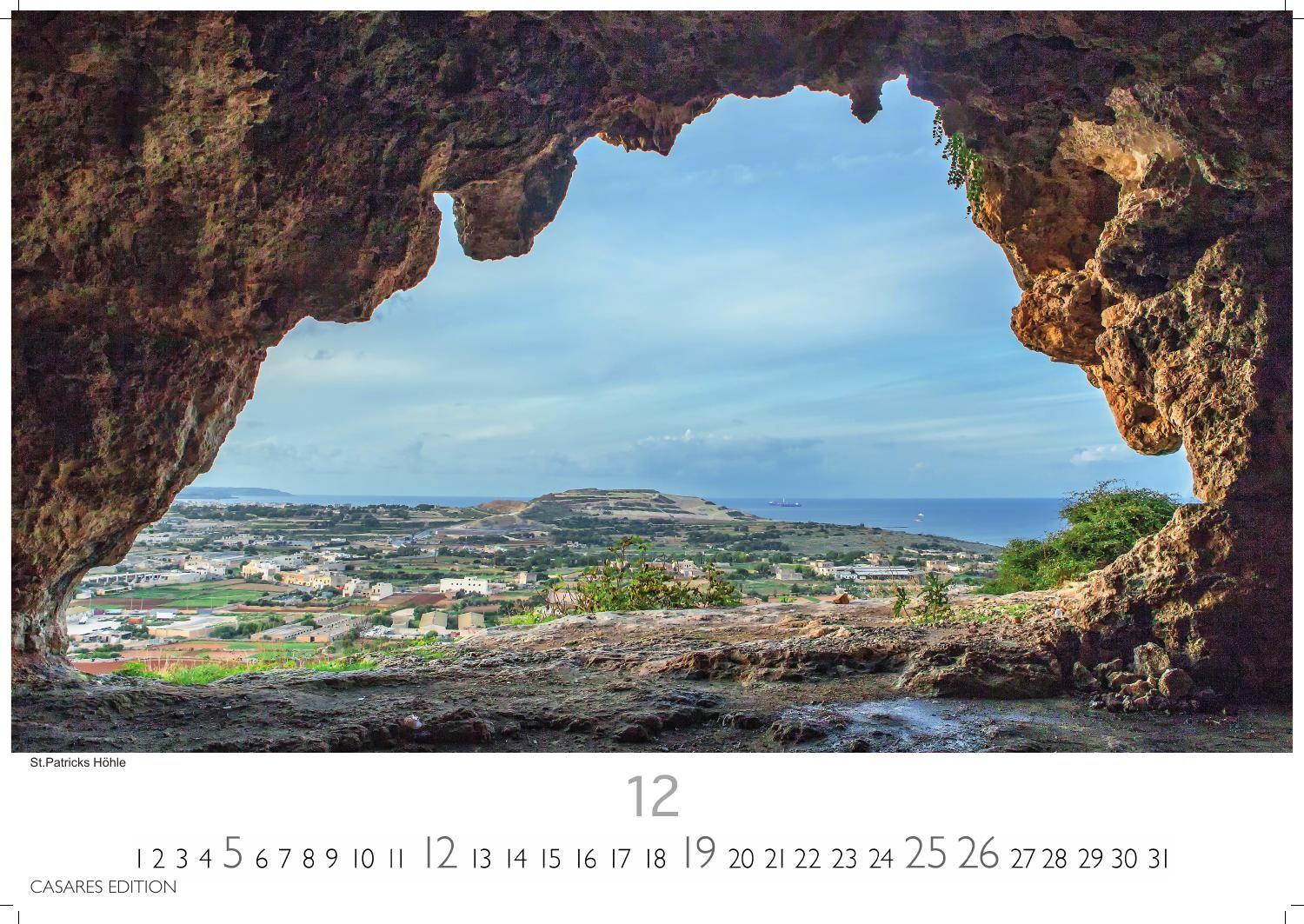Beispielinhalt (Bild) Malta Kalender 2027 - Wandkalender | Fotokalender Südeuropa 24x35cm - Hochwertiger . mit atemberaubenden Fotos von Malta - ideal für Liebhaber der Insel und Reiseliebhaber.