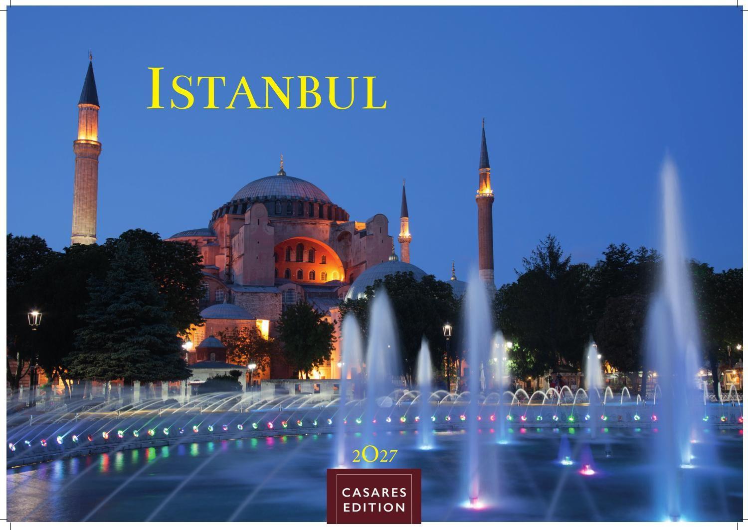 Vorderes Coverbild Istanbul Kalender 2027 - Wandkalender | Fotokalender Türkei Vorderer Orient 24x35 cm | . mit 12 faszinierenden Fotografien von Istanbul | Premium-Design |