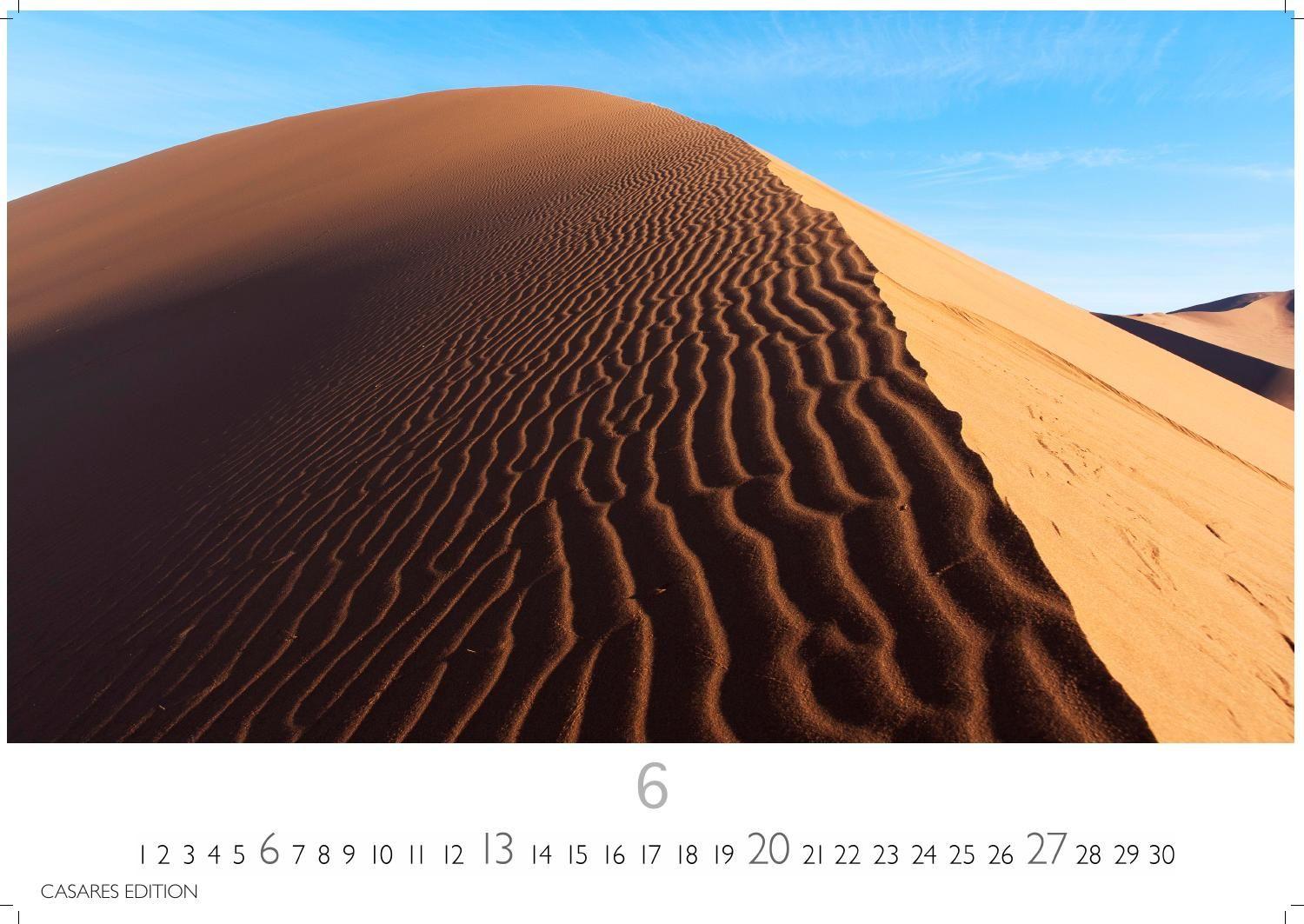Beispielinhalt (Bild) Sahara Kalender 2027 - Wandkalender | Fotokalender Afrika 24x35 cm - . mit 12 brillanten Fotos der Wüste