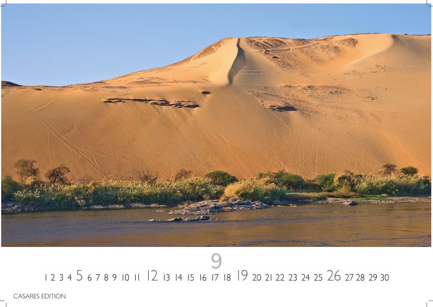 Beispielinhalt (Bild) Sahara Kalender 2027 - Wandkalender | Fotokalender Afrika 24x35 cm - . mit 12 brillanten Fotos der Wüste