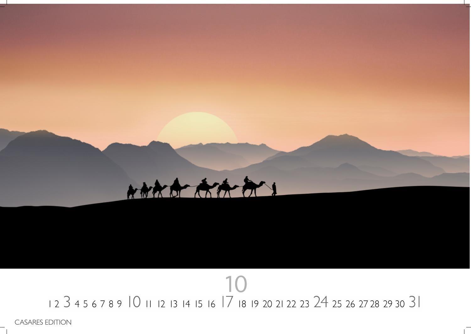 Beispielinhalt (Bild) Sahara Kalender 2027 - Wandkalender | Fotokalender Afrika 24x35 cm - . mit 12 brillanten Fotos der Wüste
