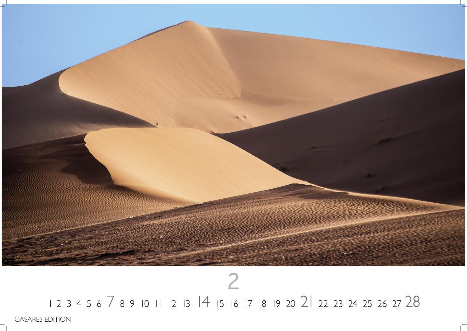 Beispielinhalt (Bild) Sahara Kalender 2027 - Wandkalender | Fotokalender Afrika 24x35 cm - . mit 12 brillanten Fotos der Wüste