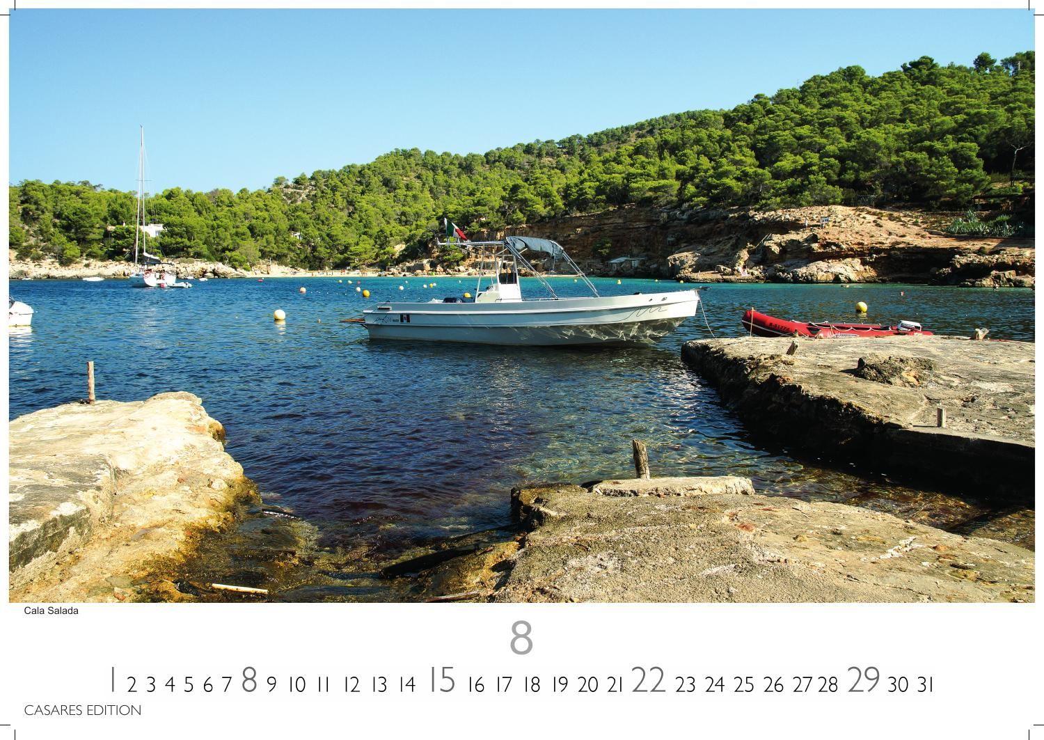 Beispielinhalt (Bild) Ibiza/Formentera Kalender 2027 - Wandkalender | Fotokalender Spanien 24x35 cm - . mit 12 beeindruckenden Motiven der Inseln.