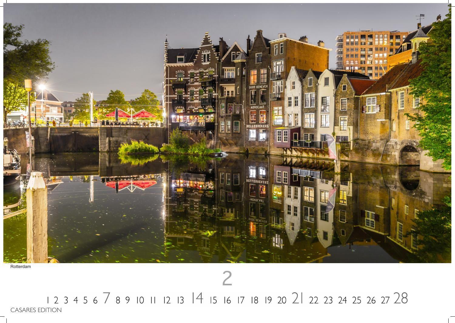 Beispielinhalt (Bild) Niederlande Kalender 2027 - Wandkalender | Fotokalender Mitteleuropa 24x35cm - Entdecken Sie die schönsten Sehenswürdigkeiten der Niederlande
