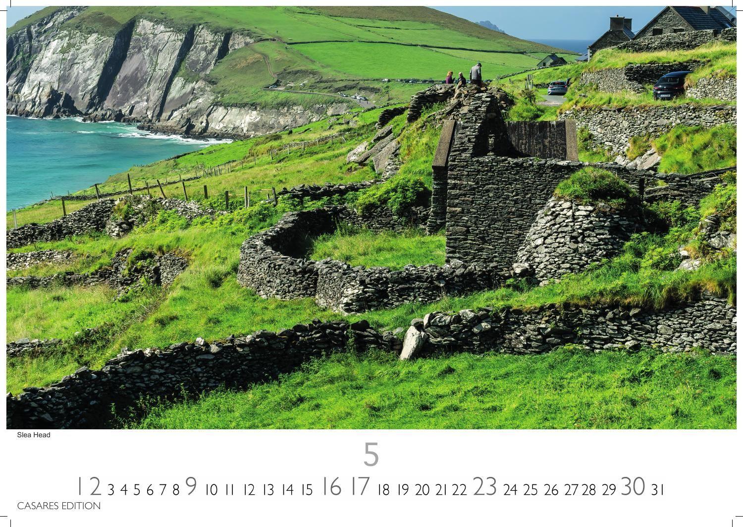 Beispielinhalt (Bild) Irland Kalender 2027 - Wandkalender | Fotokalender 35x50cm Grosses Format - . Irish Charme | Perfekt für Fans & Reiseliebhaber