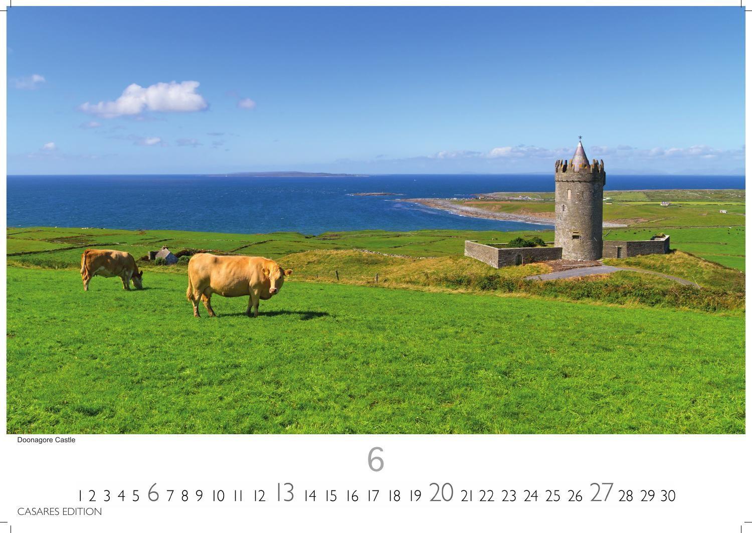Beispielinhalt (Bild) Irland Kalender 2027 - Wandkalender | Fotokalender 35x50cm Grosses Format - . Irish Charme | Perfekt für Fans & Reiseliebhaber