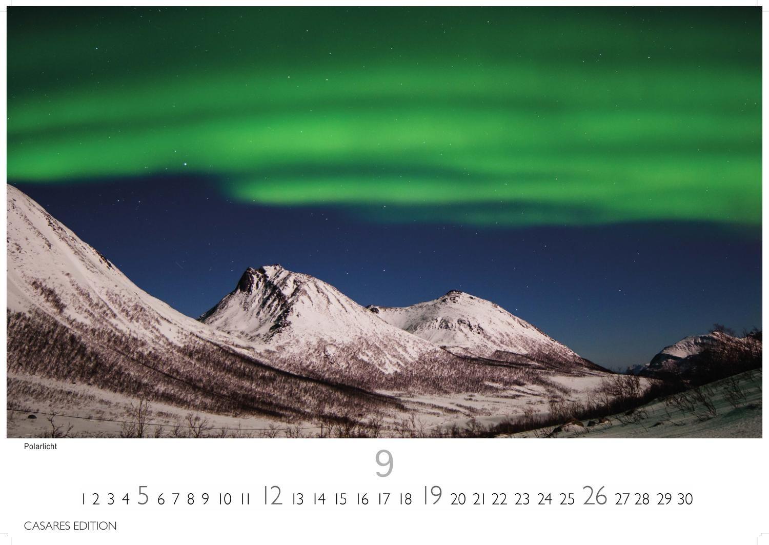 Beispielinhalt (Bild) Island Kalender 2027 - Wandkalender | Fotokalender Naturkalender 35x50cm Grosses Format - Hochwertiger . mit atemberaubenden Island-Landschaften