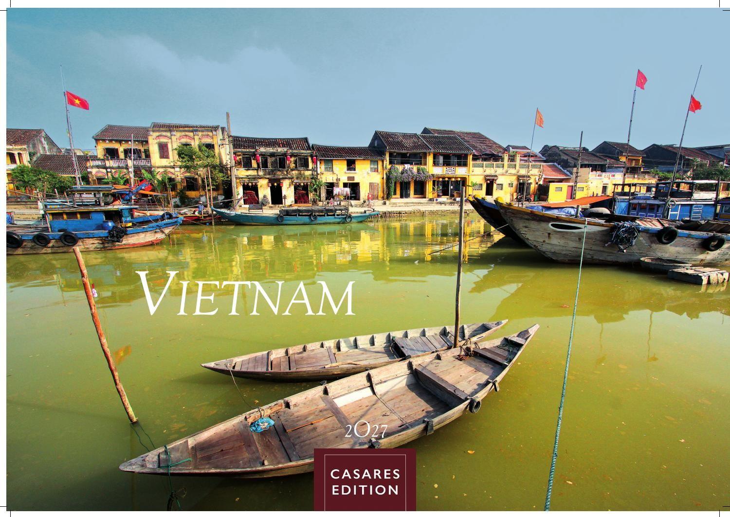 Vorderes Coverbild Vietnam Kalender 2027 - Wandkalender | Fotokalender Asien 24x35cm - Fotos von Vietnams beeindruckenden Landschaften und traditionellem Leben,perfekt für Vietnam-Liebhaber