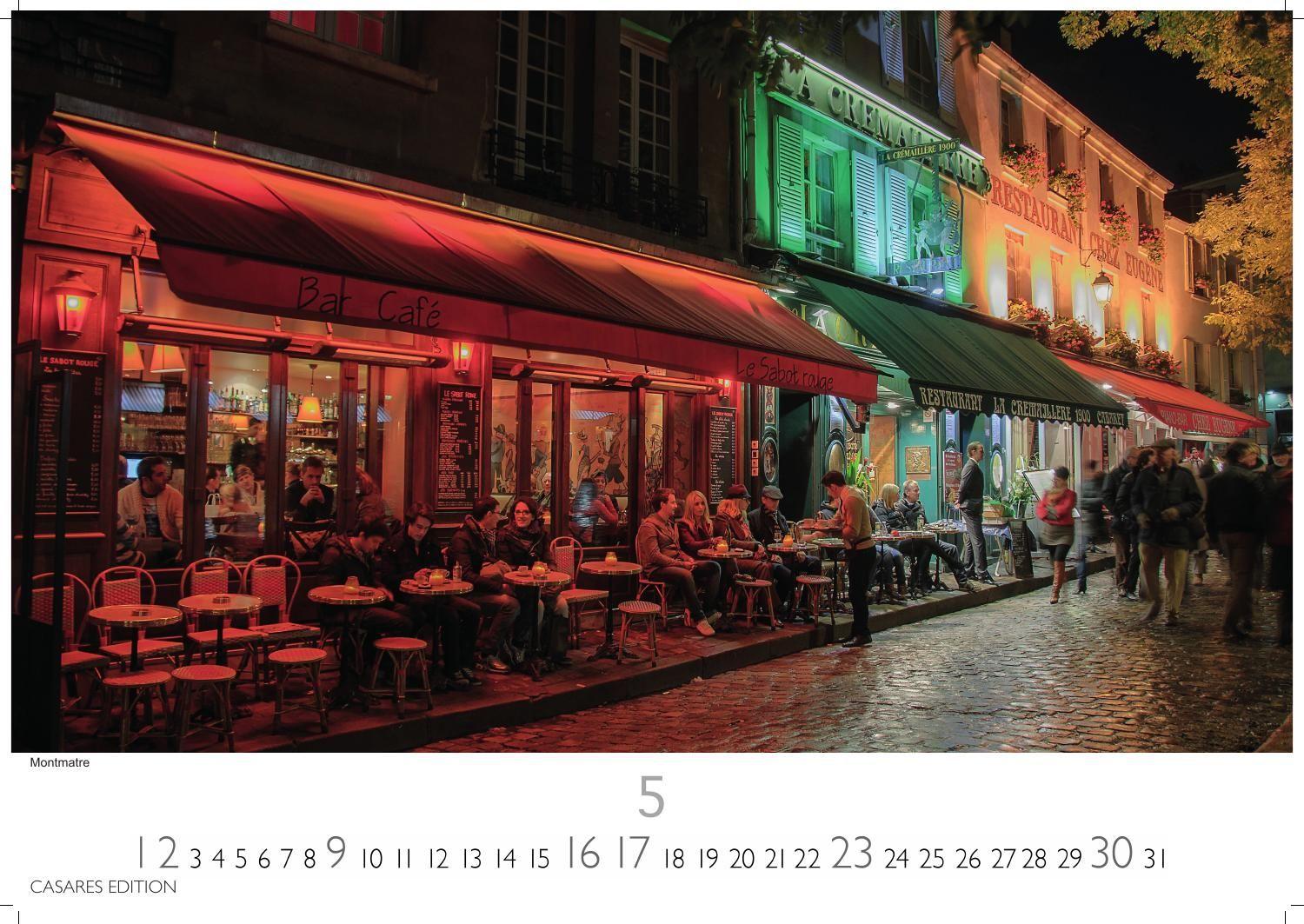 Beispielinhalt (Bild) Paris Kalender 2027 - Wandkalender | Fotokalender Frankreich 35x50cm Grosses Format - Entdecken Sie den faszinierenden Charme von Paris - mit beeindruckenden Fotos