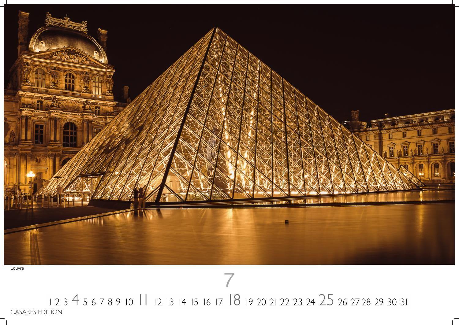 Beispielinhalt (Bild) Paris Kalender 2027 - Wandkalender | Fotokalender Frankreich 35x50cm Grosses Format - Entdecken Sie den faszinierenden Charme von Paris - mit beeindruckenden Fotos