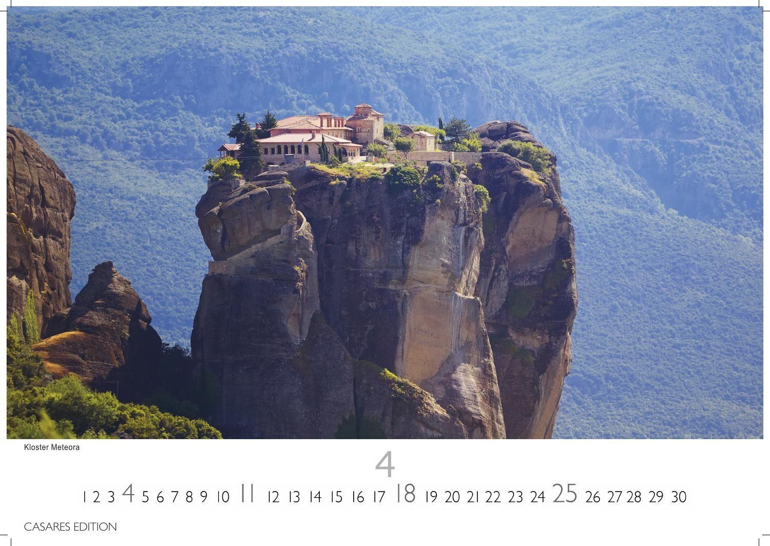 Beispielinhalt (Bild) Griechenland Kalender 2027 - Wandkalender | Fotokalender Griechenland 24x35 cm - Traumhafte Aussichten Griechenlands - . mit beeindruckenden Fotos
