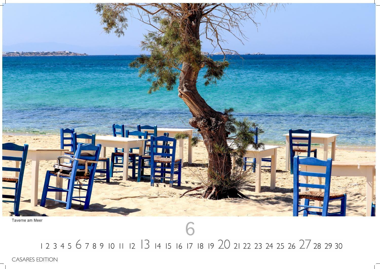 Beispielinhalt (Bild) Griechenland Kalender 2027 - Wandkalender | Fotokalender Griechenland 24x35 cm - Traumhafte Aussichten Griechenlands - . mit beeindruckenden Fotos