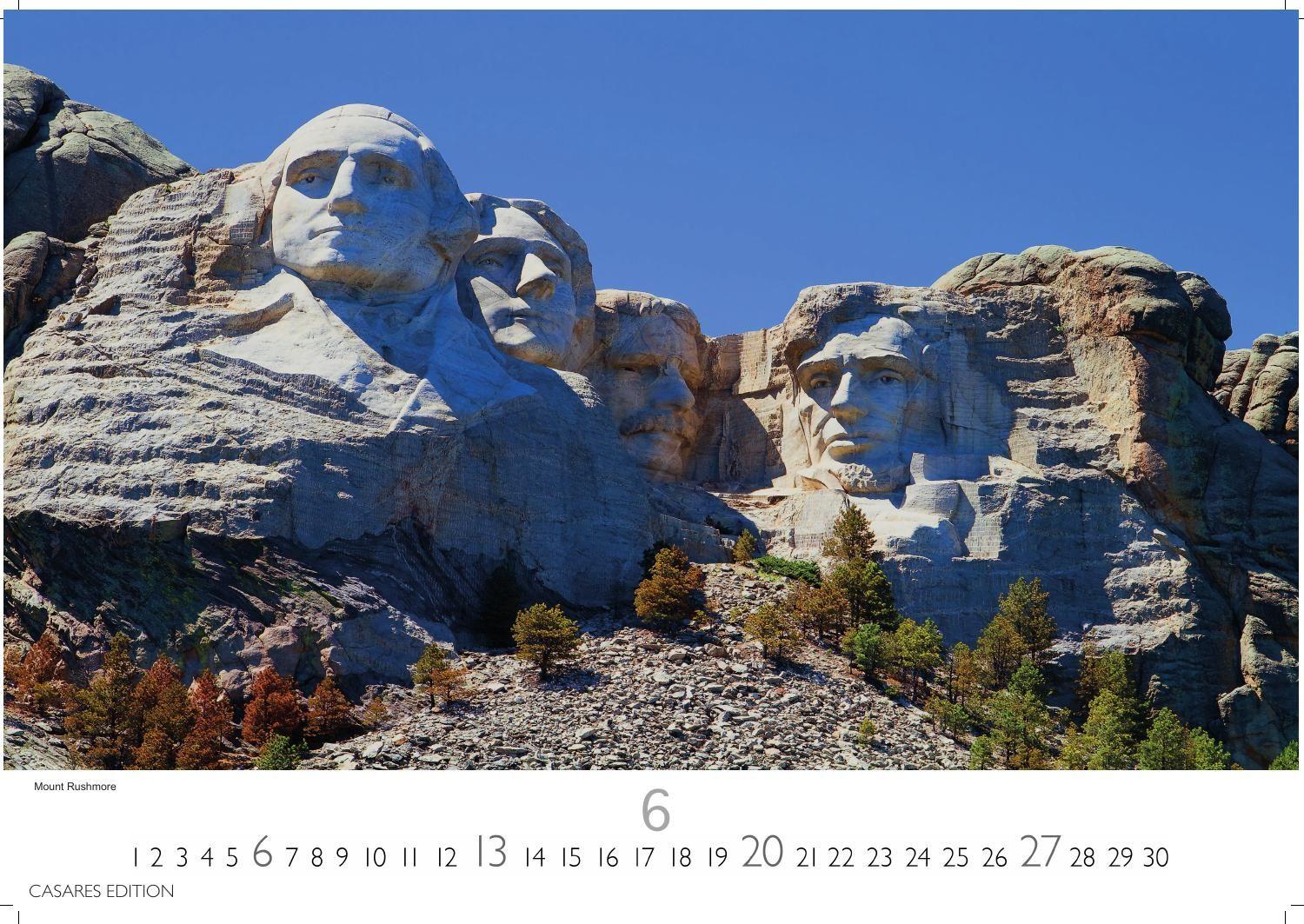 Beispielinhalt (Bild) USA Kalender 2027 - Wandkalender | Fotokalender Nordamerika 35x50cm - Faszinierende Landschaften & Städte Amerikas, stimmungsvoll & dekorativ fürs Zuhause