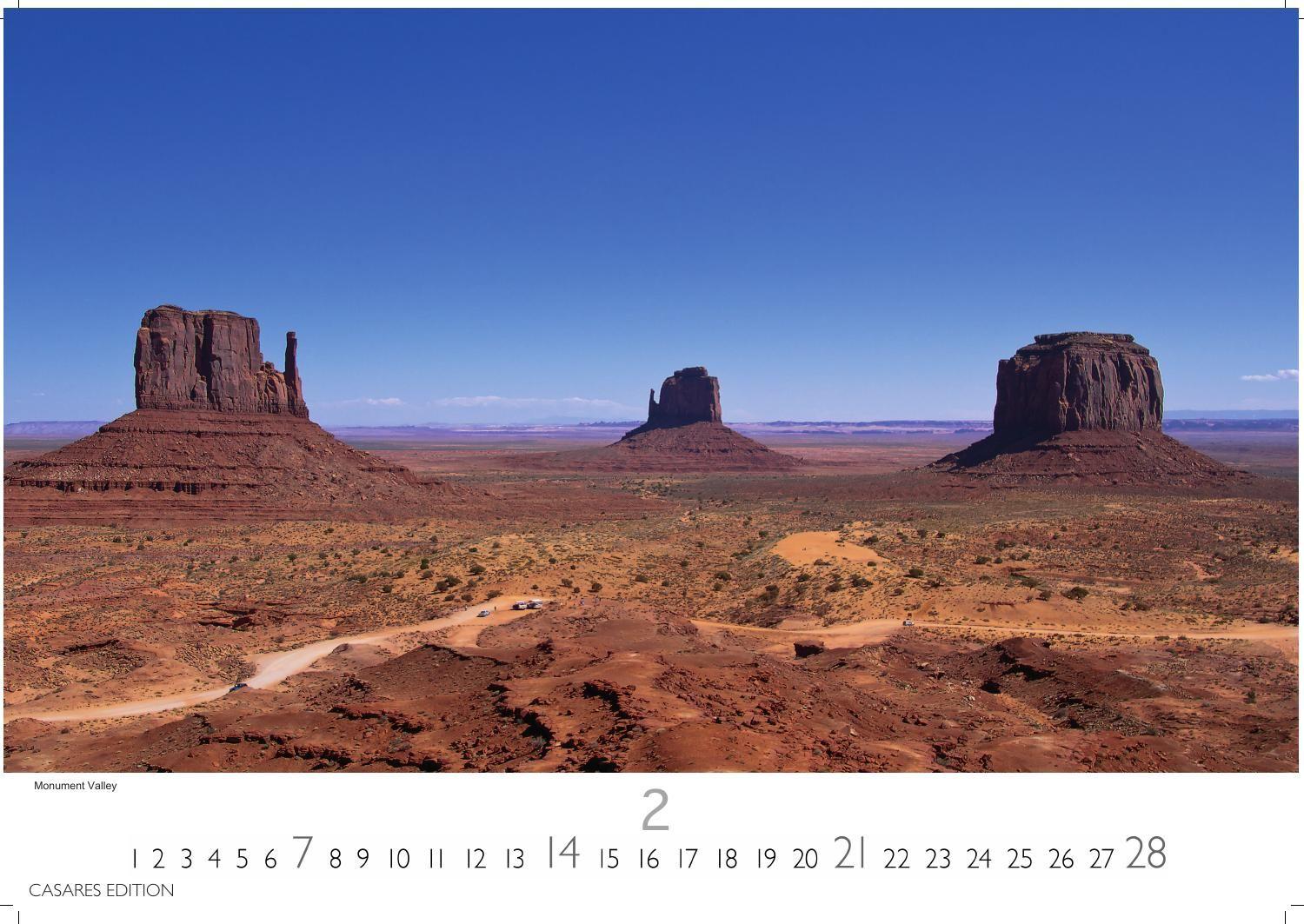 Beispielinhalt (Bild) USA Kalender 2027 - Wandkalender | Fotokalender Nordamerika 35x50cm - Faszinierende Landschaften & Städte Amerikas, stimmungsvoll & dekorativ fürs Zuhause