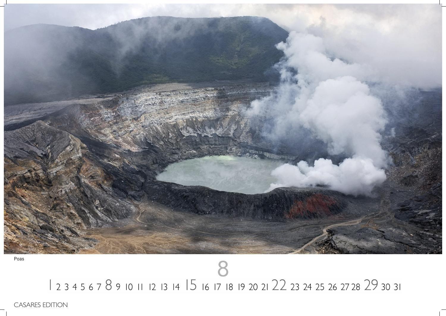 Beispielinhalt (Bild) Island Kalender 2027 - Wandkalender | Fotokalender Naturkalender 24x35 cm - Hochwertiger . mit atemberaubenden Island-Landschaften