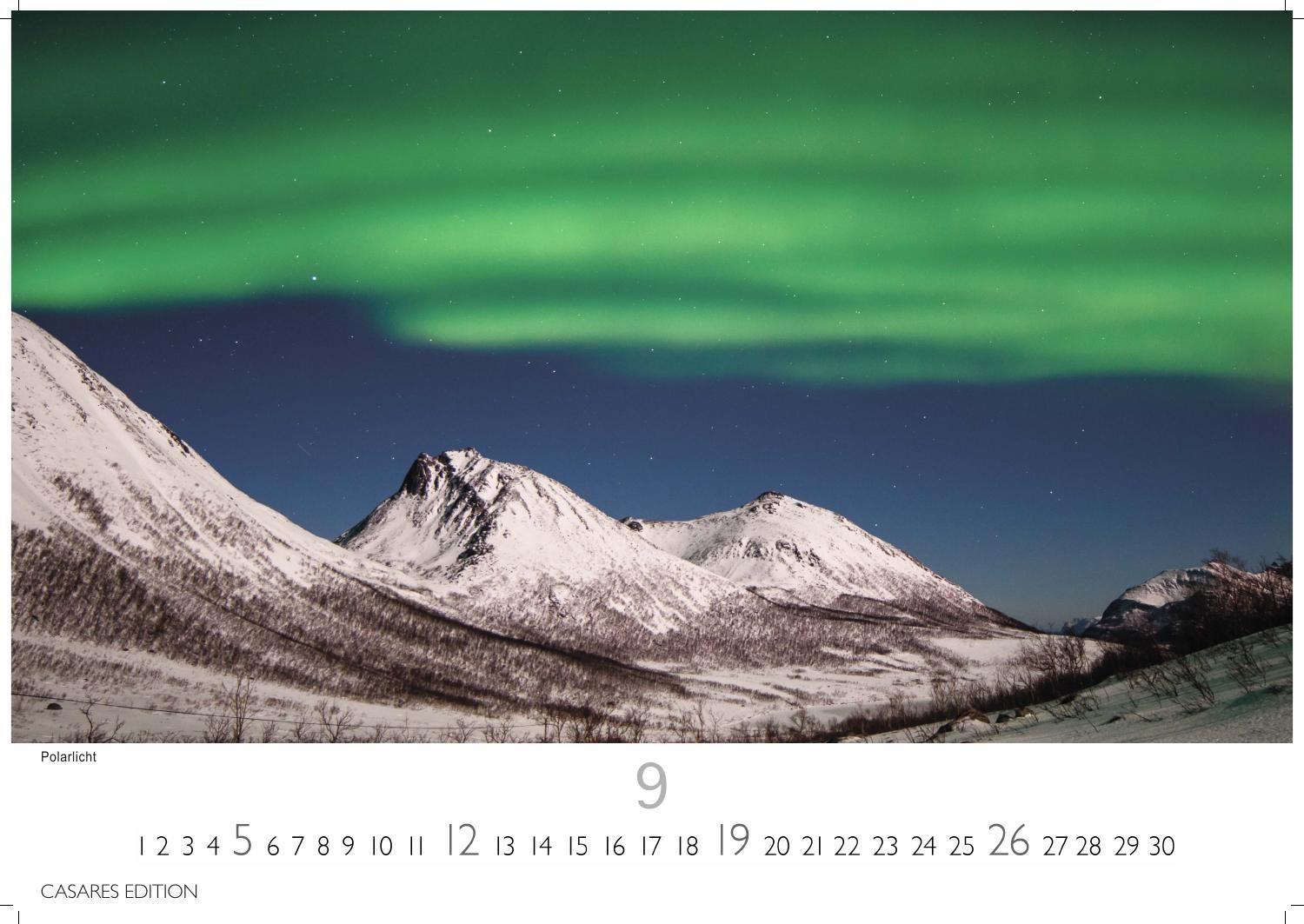 Beispielinhalt (Bild) Island Kalender 2027 - Wandkalender | Fotokalender Naturkalender 24x35 cm - Hochwertiger . mit atemberaubenden Island-Landschaften
