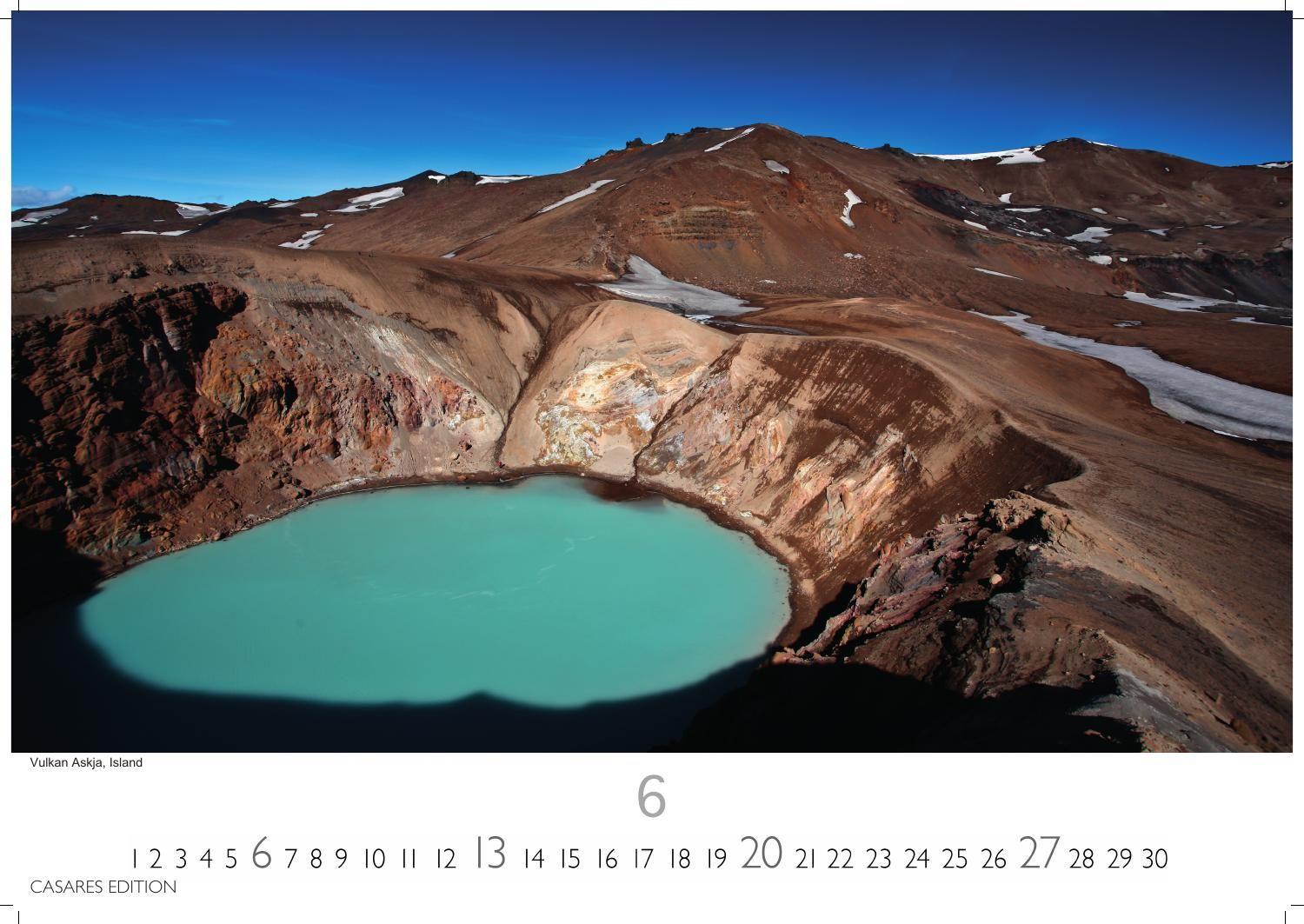 Beispielinhalt (Bild) Vulkane Kalender 2027 - Wandkalender | Fotokalender Naturkalender 35x50cm Grosses Format | . mit atemberaubenden Vulkan- und Naturfotografien | Perfekt für Vulkanliebhaber & Naturschätze.