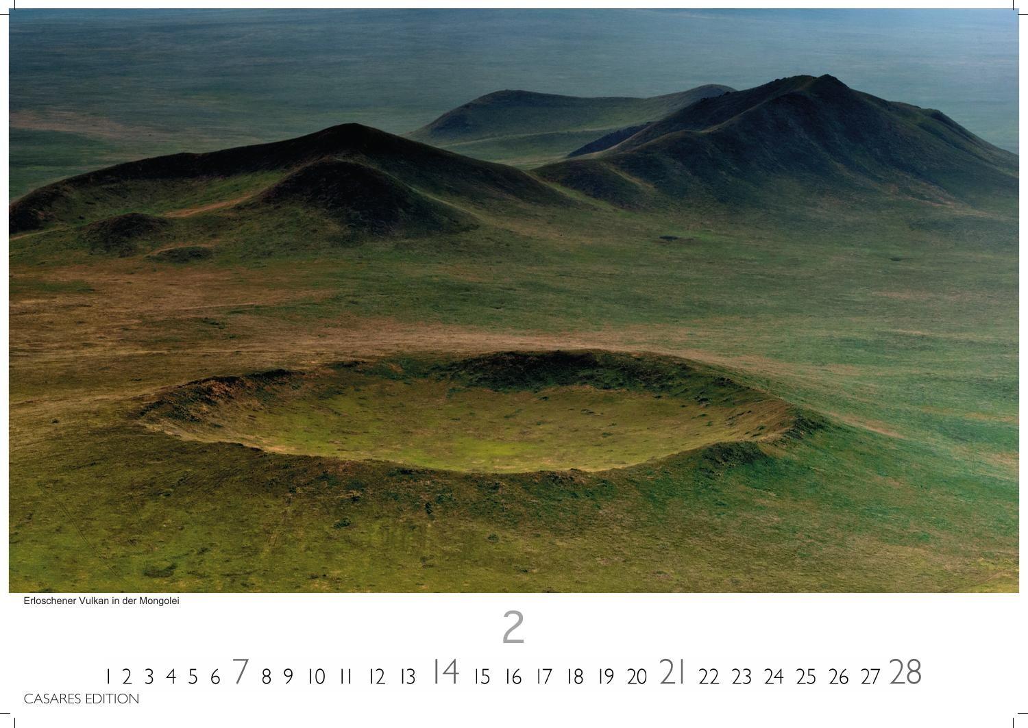 Beispielinhalt (Bild) Vulkane Kalender 2027 - Wandkalender | Fotokalender Naturkalender 35x50cm Grosses Format | . mit atemberaubenden Vulkan- und Naturfotografien | Perfekt für Vulkanliebhaber & Naturschätze.