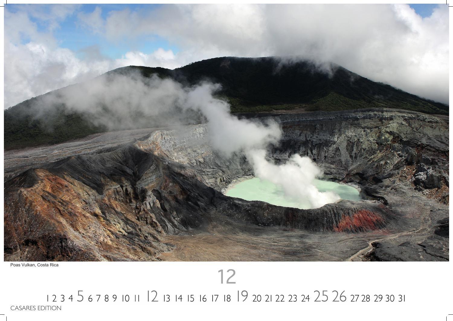 Beispielinhalt (Bild) Vulkane Kalender 2027 - Wandkalender | Fotokalender Naturkalender 35x50cm Grosses Format | . mit atemberaubenden Vulkan- und Naturfotografien | Perfekt für Vulkanliebhaber & Naturschätze.