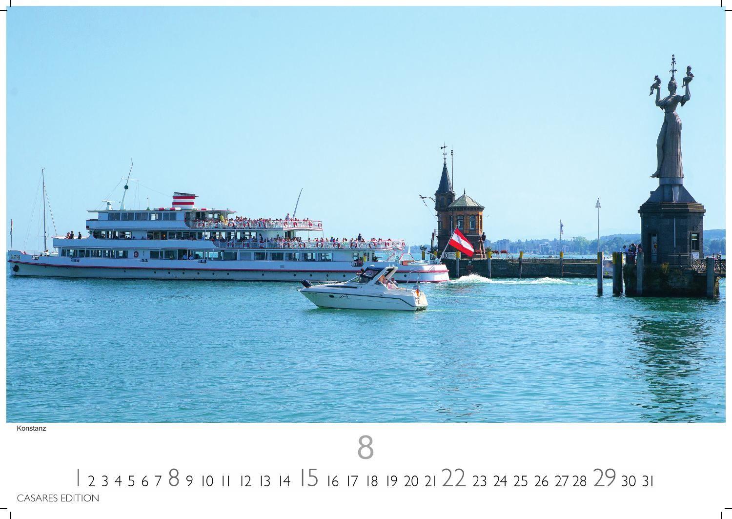 Beispielinhalt (Bild) Bodensee Kalender 2027 - Wandkalender | Fotokalender Deutschland 24x35cm Natur und Kultur rund um den Bodensee - 12 eindrucksvolle Bilder von Seeidylle, Alpenblick und Uferstimmung