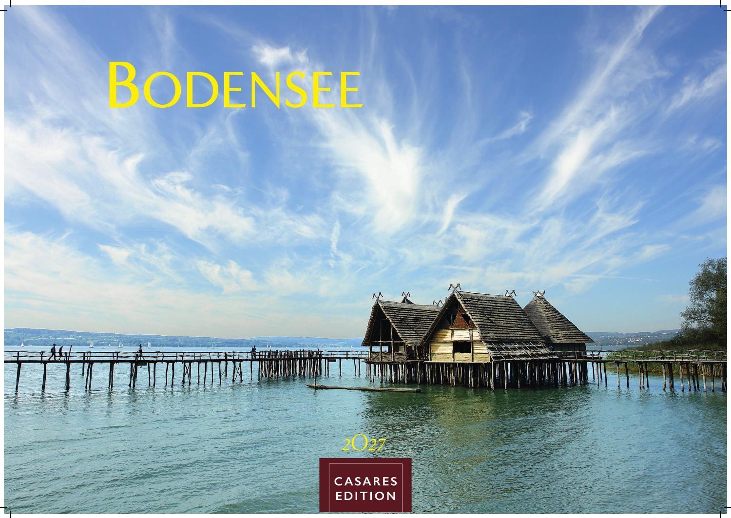 Vorderes Coverbild Bodensee Kalender 2027 - Wandkalender | Fotokalender Deutschland 24x35cm Natur und Kultur rund um den Bodensee - 12 eindrucksvolle Bilder von Seeidylle, Alpenblick und Uferstimmung