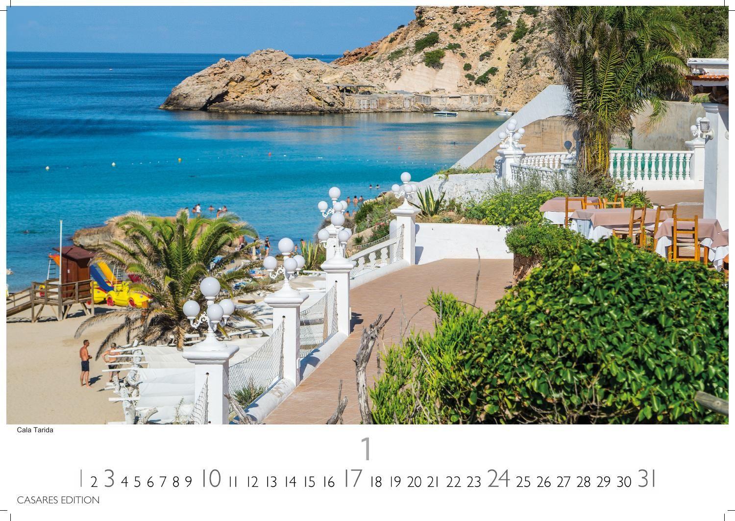 Beispielinhalt (Bild) Ibiza/Formentera Kalender 2027 - Wandkalender | Fotokalender Spanien 35x50cm -- . mit 12 beeindruckenden Motiven der Inseln.