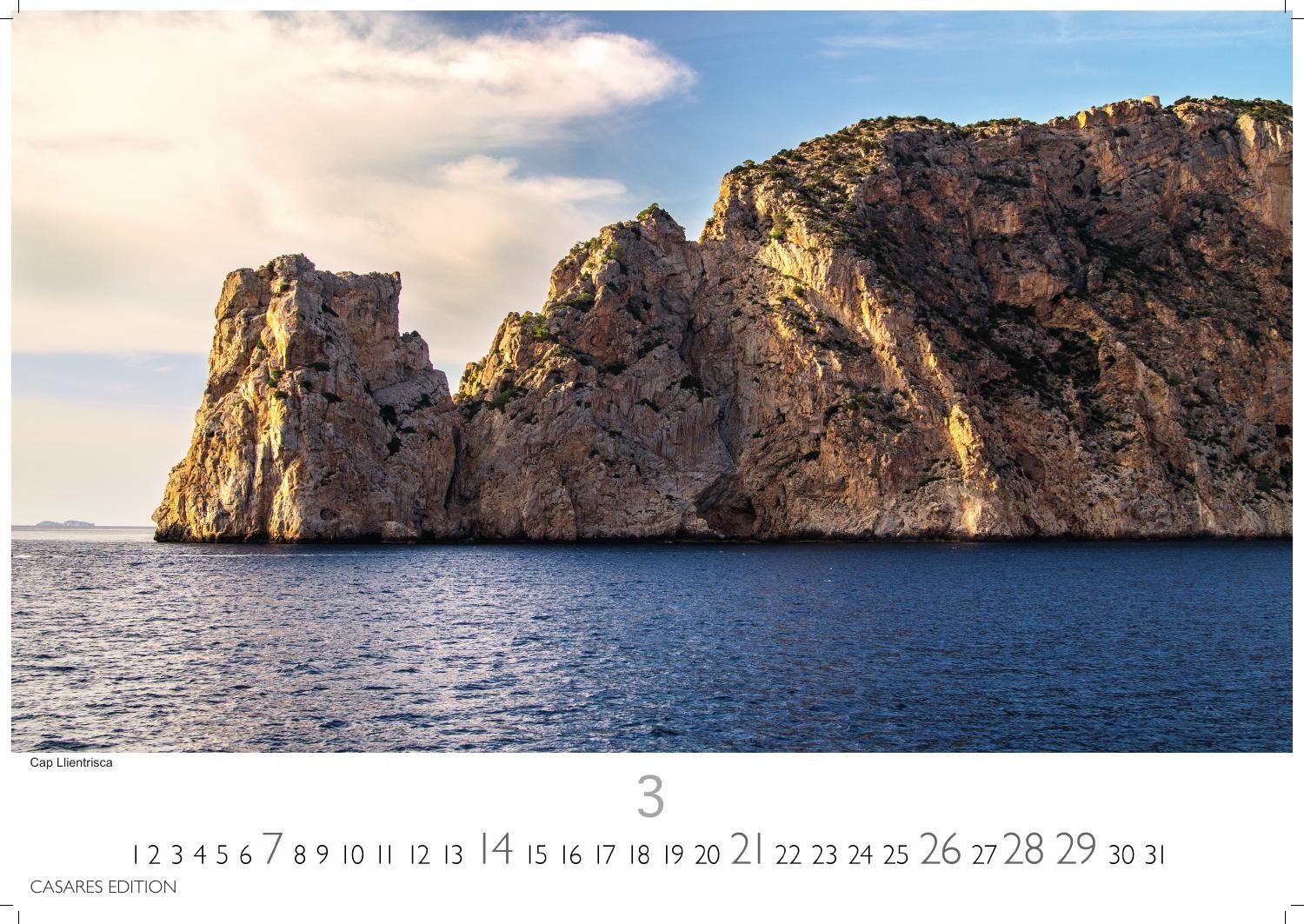 Beispielinhalt (Bild) Ibiza/Formentera Kalender 2027 - Wandkalender | Fotokalender Spanien 35x50cm -- . mit 12 beeindruckenden Motiven der Inseln.