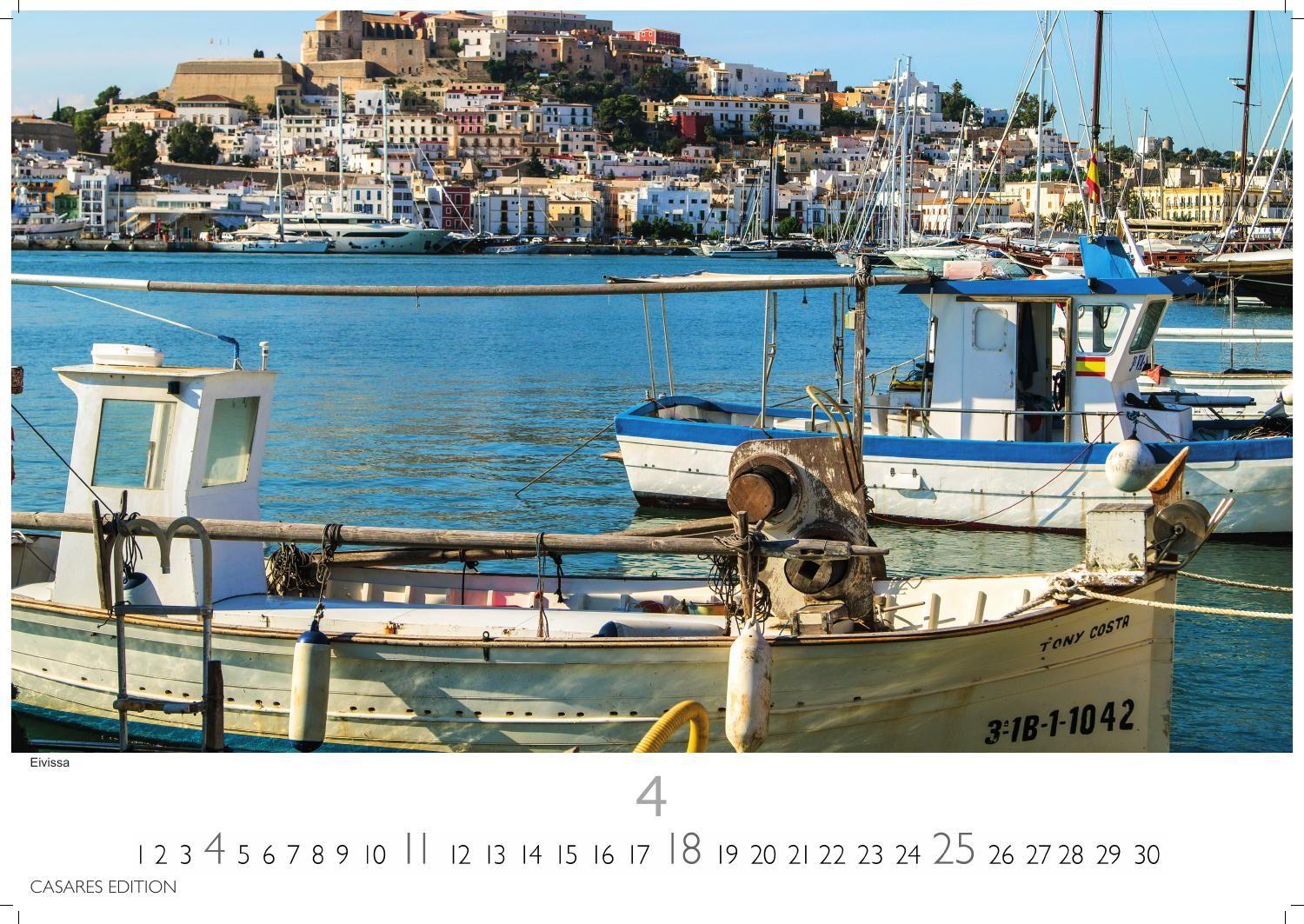 Beispielinhalt (Bild) Ibiza/Formentera Kalender 2027 - Wandkalender | Fotokalender Spanien 35x50cm -- . mit 12 beeindruckenden Motiven der Inseln.