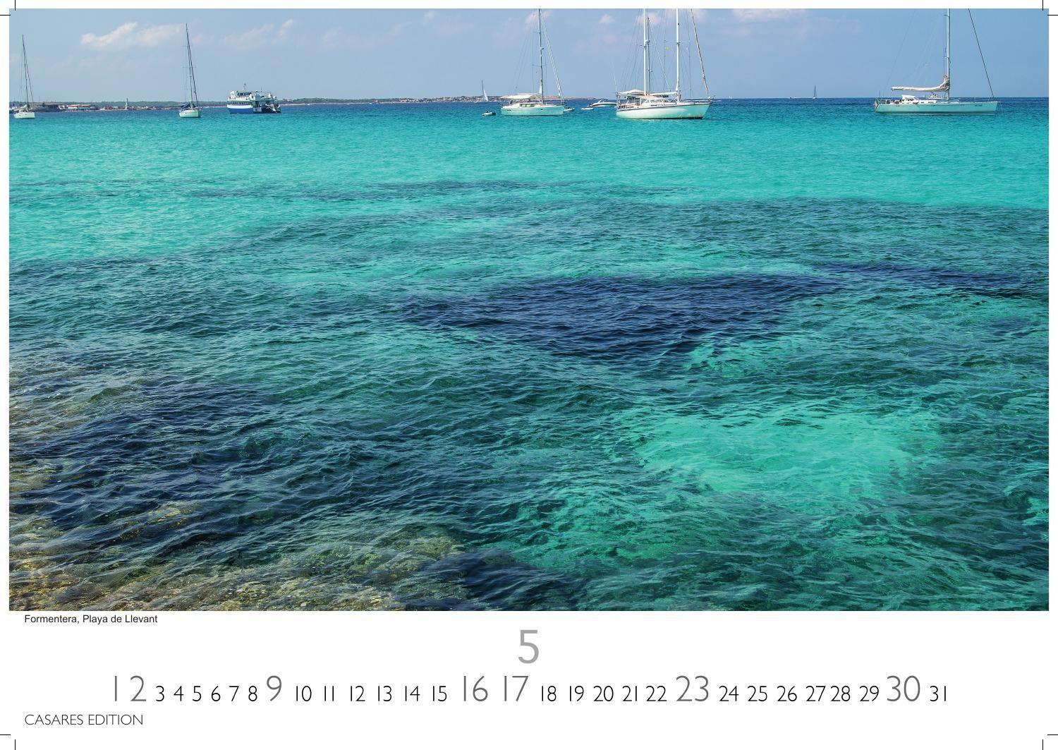 Beispielinhalt (Bild) Ibiza/Formentera Kalender 2027 - Wandkalender | Fotokalender Spanien 35x50cm -- . mit 12 beeindruckenden Motiven der Inseln.