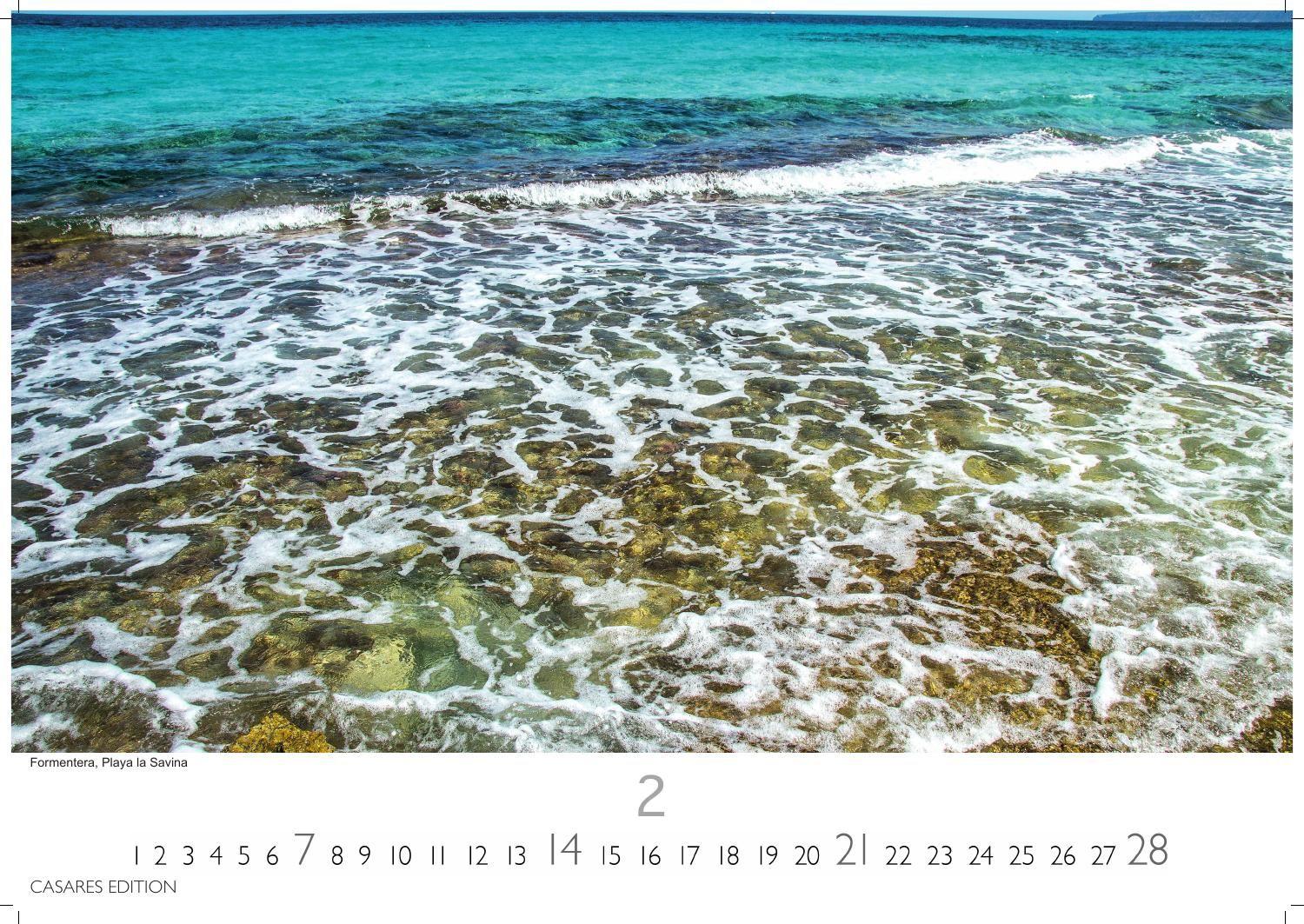 Beispielinhalt (Bild) Ibiza/Formentera Kalender 2027 - Wandkalender | Fotokalender Spanien 35x50cm -- . mit 12 beeindruckenden Motiven der Inseln.