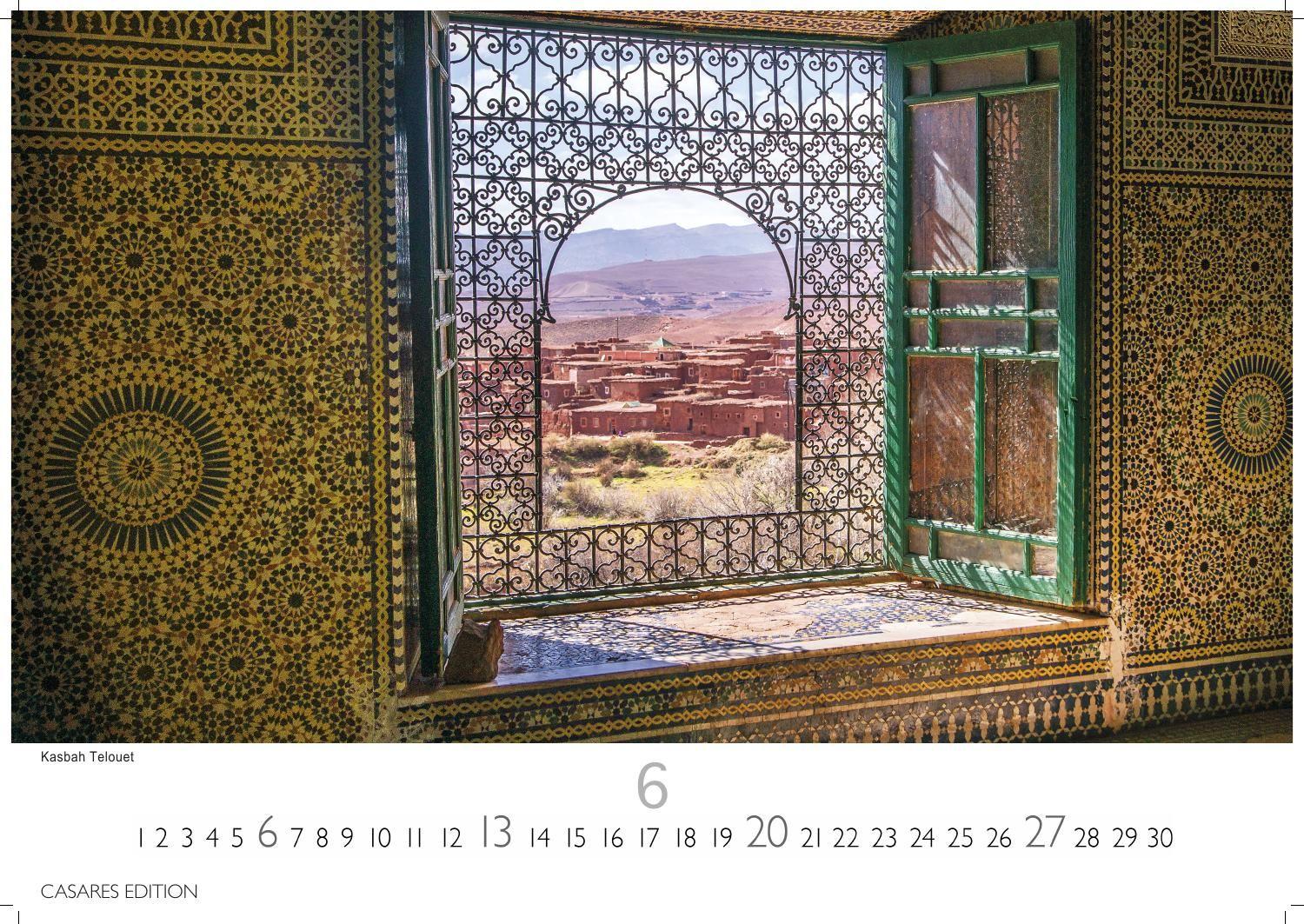 Beispielinhalt (Bild) Marokko Kalender 2027 - Wandkalender | Fotokalender Afrika 35x50 cm - Hochwertiger . für das Jahr 2027 - mit beeindruckenden Bildern aus Marokko.