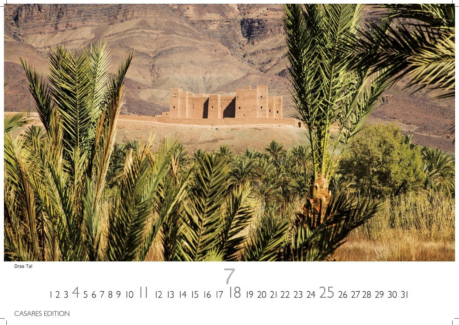 Beispielinhalt (Bild) Marokko Kalender 2027 - Wandkalender | Fotokalender Afrika 35x50 cm - Hochwertiger . für das Jahr 2027 - mit beeindruckenden Bildern aus Marokko.