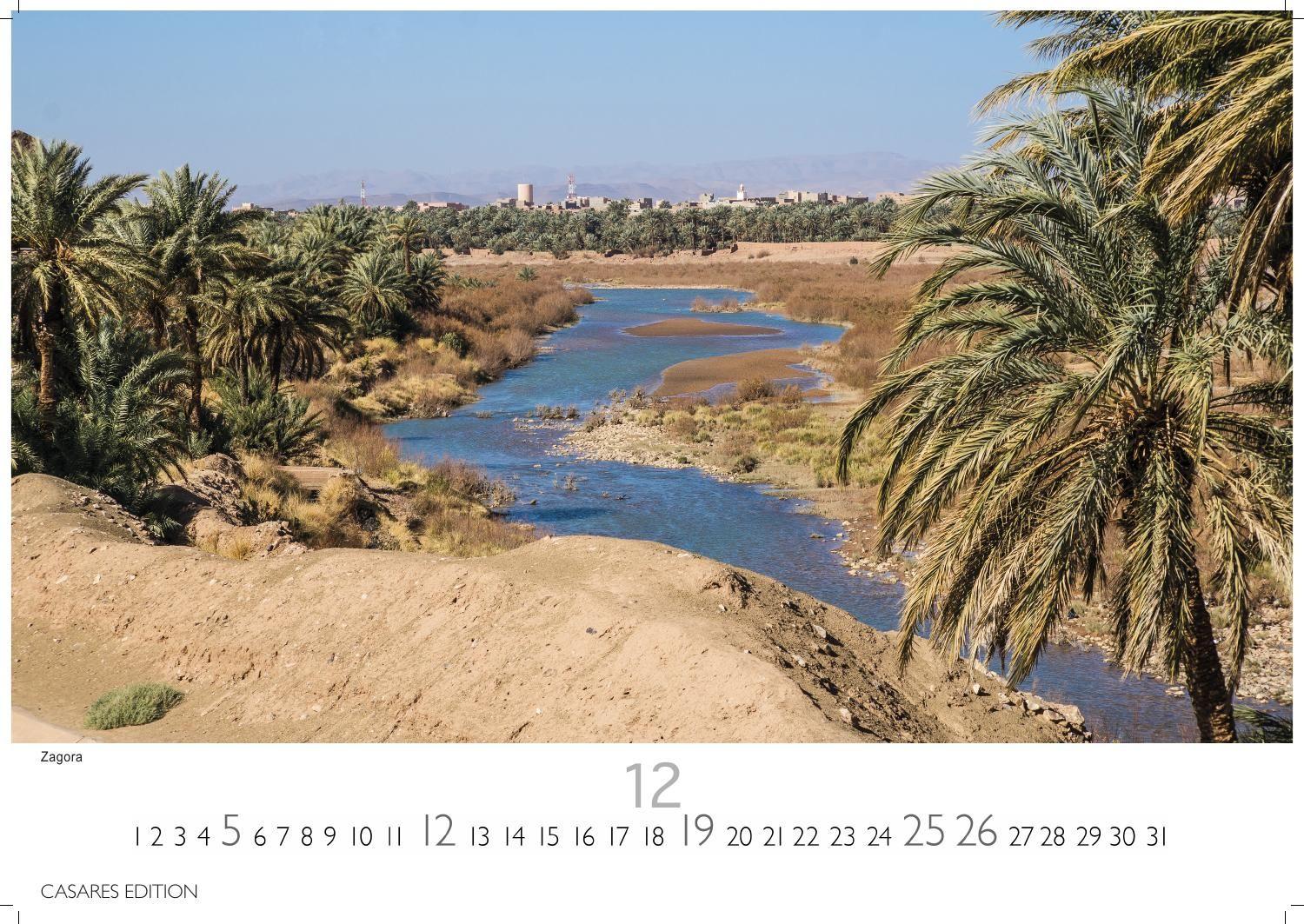 Beispielinhalt (Bild) Marokko Kalender 2027 - Wandkalender | Fotokalender Afrika 35x50 cm - Hochwertiger . für das Jahr 2027 - mit beeindruckenden Bildern aus Marokko.