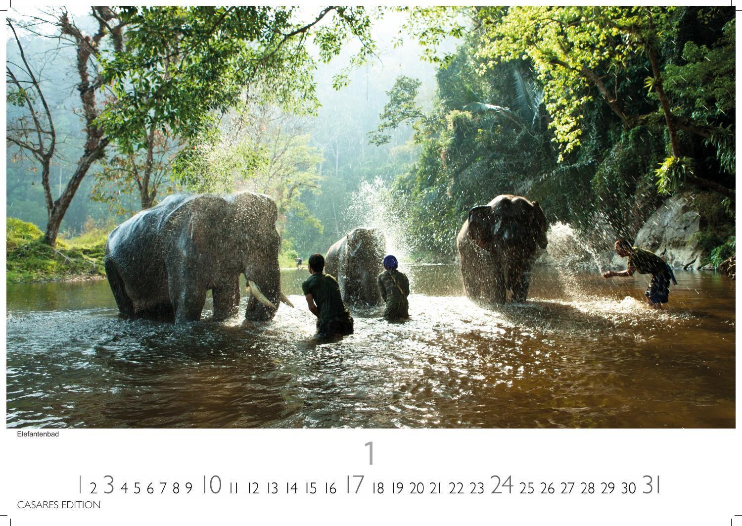 Beispielinhalt (Bild) Thailand Kalender 2027 - Wandkalender | Fotokalender 24x35cm - Hochwertiger für 2027 - von der beeindruckenden Schönheit des Landes, Perfekt für Thailand-Liebhaber
