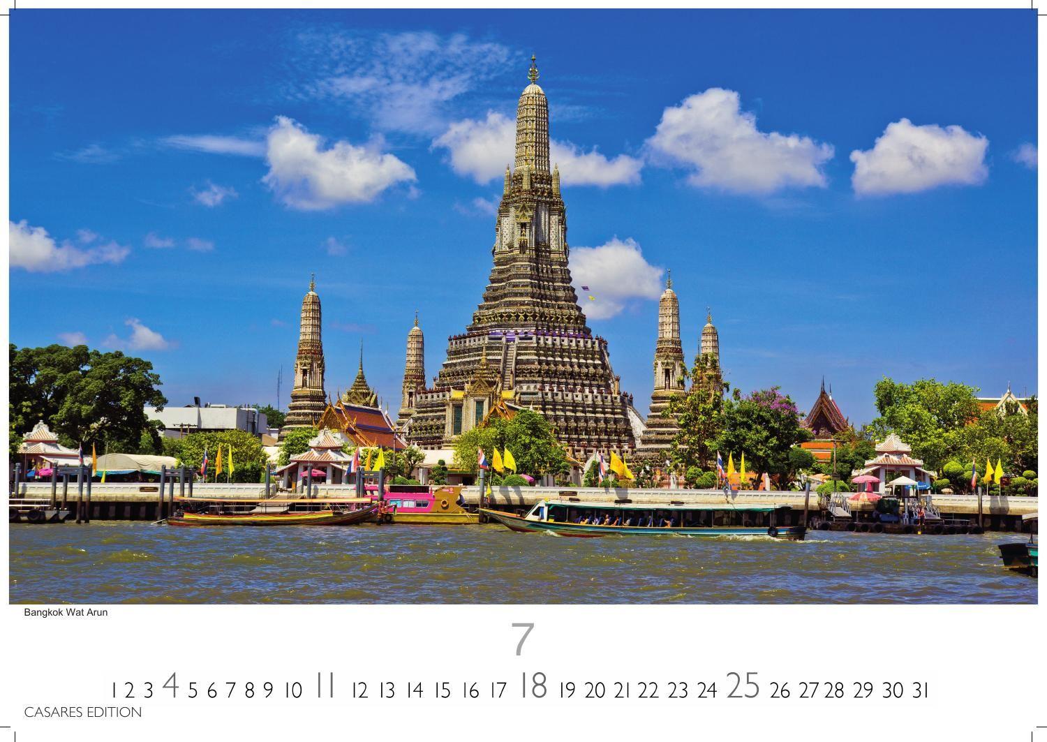 Beispielinhalt (Bild) Thailand Kalender 2027 - Wandkalender | Fotokalender 24x35cm - Hochwertiger für 2027 - von der beeindruckenden Schönheit des Landes, Perfekt für Thailand-Liebhaber