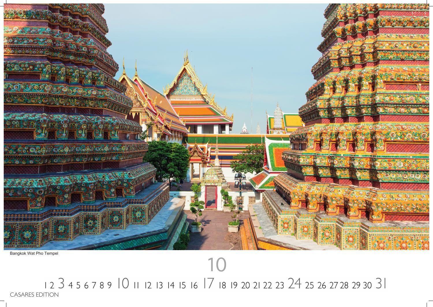 Beispielinhalt (Bild) Thailand Kalender 2027 - Wandkalender | Fotokalender 24x35cm - Hochwertiger für 2027 - von der beeindruckenden Schönheit des Landes, Perfekt für Thailand-Liebhaber