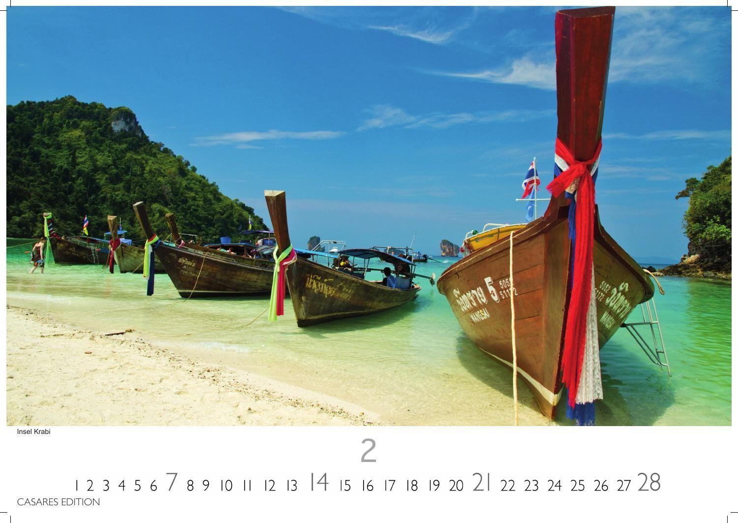 Beispielinhalt (Bild) Thailand Kalender 2027 - Wandkalender | Fotokalender 24x35cm - Hochwertiger für 2027 - von der beeindruckenden Schönheit des Landes, Perfekt für Thailand-Liebhaber
