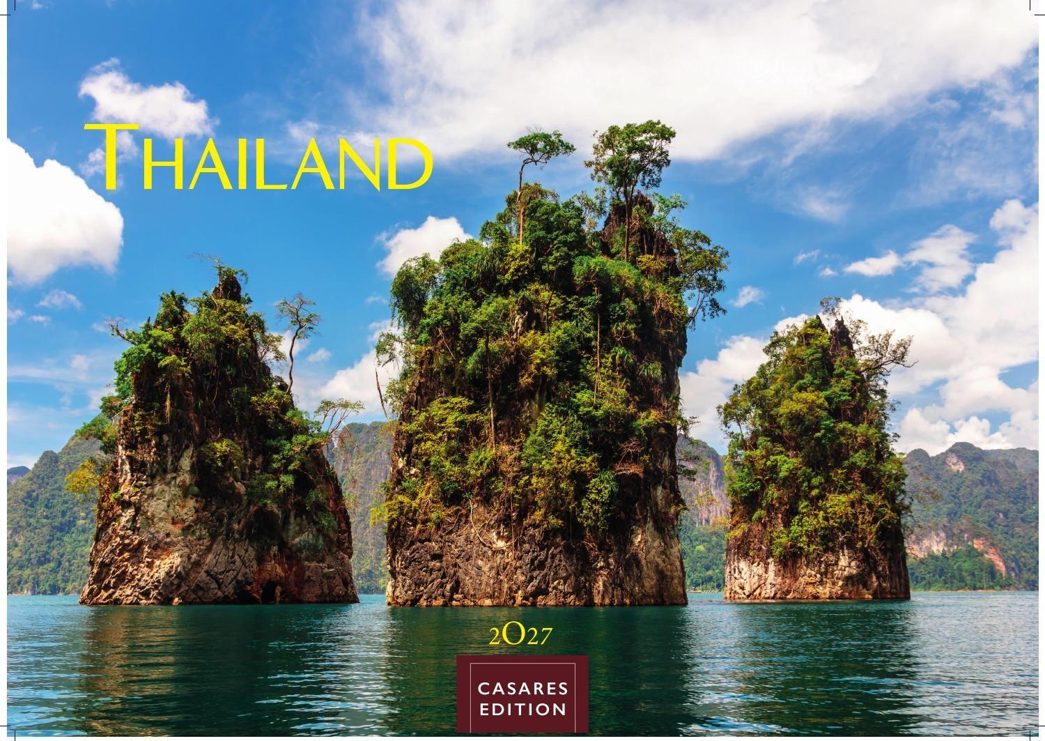 Vorderes Coverbild Thailand Kalender 2027 - Wandkalender | Fotokalender 24x35cm - Hochwertiger für 2027 - von der beeindruckenden Schönheit des Landes, Perfekt für Thailand-Liebhaber