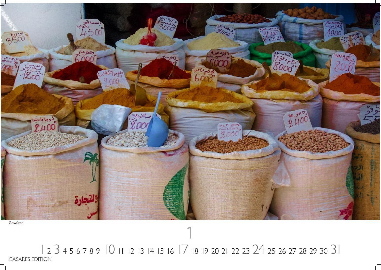 Beispielinhalt (Bild) Tunesien Kalender 2027 - Wandkalender | Fotokalender Afrika 35x50 cm: Hochwertige Fotos, die die Kultur, Landschaften und Sehenswürdigkeiten Tunesiens zeigen.