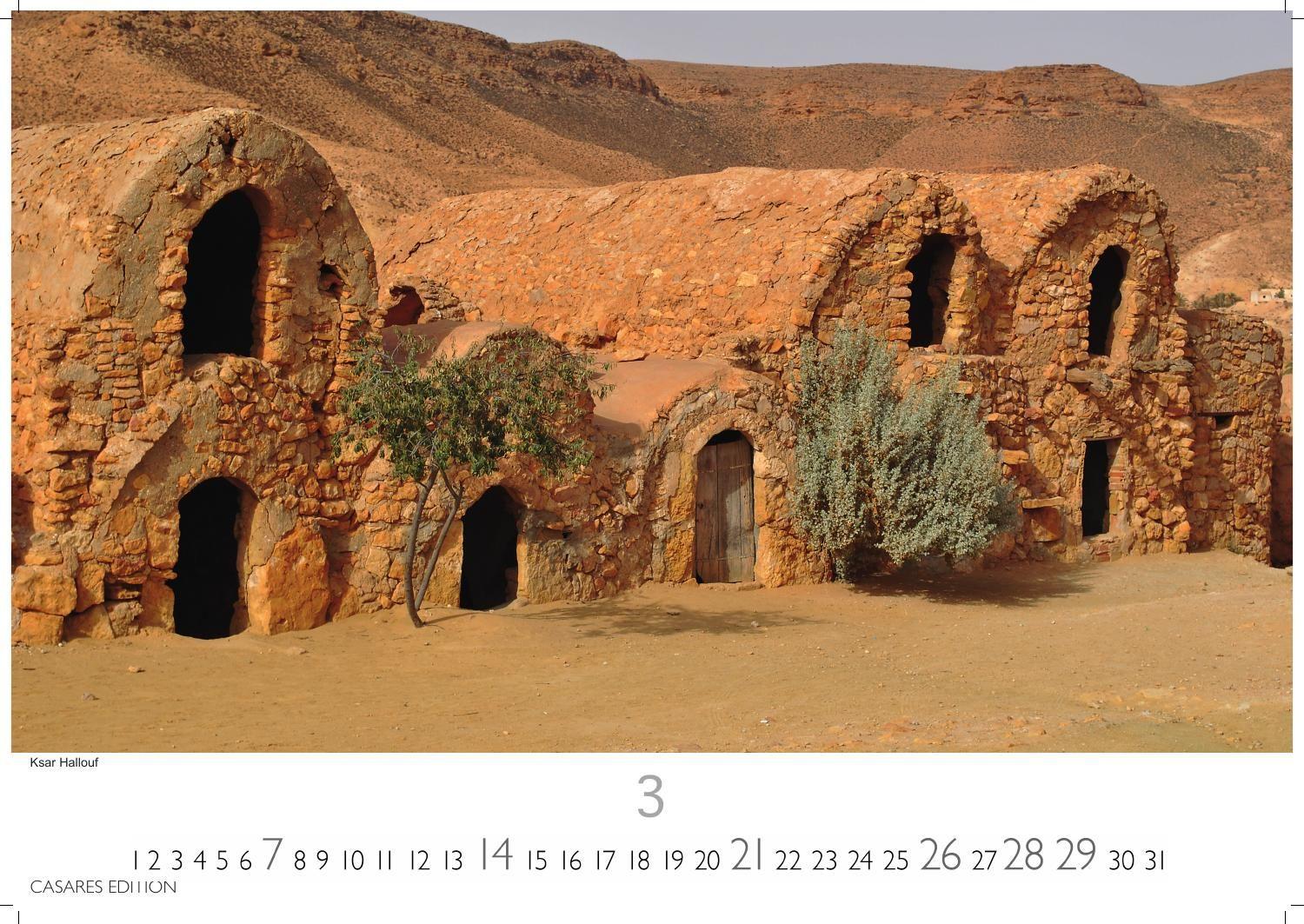 Beispielinhalt (Bild) Tunesien Kalender 2027 - Wandkalender | Fotokalender Afrika 35x50 cm: Hochwertige Fotos, die die Kultur, Landschaften und Sehenswürdigkeiten Tunesiens zeigen.