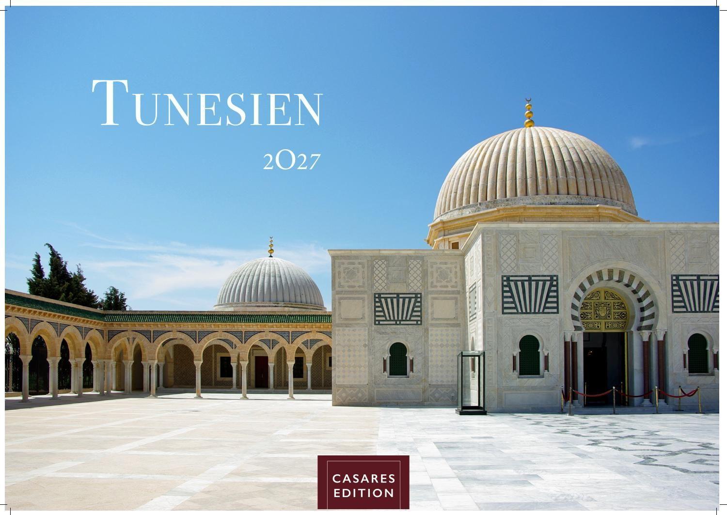 Vorderes Coverbild Tunesien Kalender 2027 - Wandkalender | Fotokalender Afrika 35x50 cm: Hochwertige Fotos, die die Kultur, Landschaften und Sehenswürdigkeiten Tunesiens zeigen.
