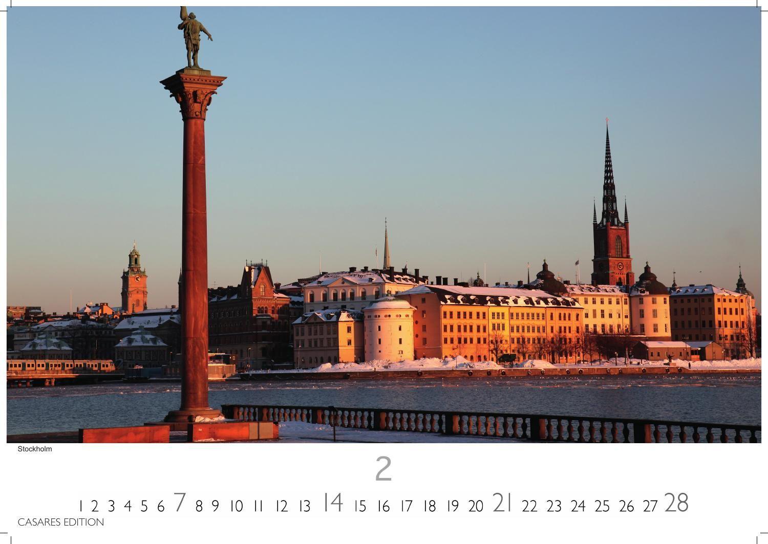 Beispielinhalt (Bild) Schweden Kalender 2027 - Wandkalender | Fotokalender Nordeuropa 35x50cm Grosses Format - Naturerlebnisse & Landschaften des Nordens - Hochwertiger . mit beeindruckenden Fotos