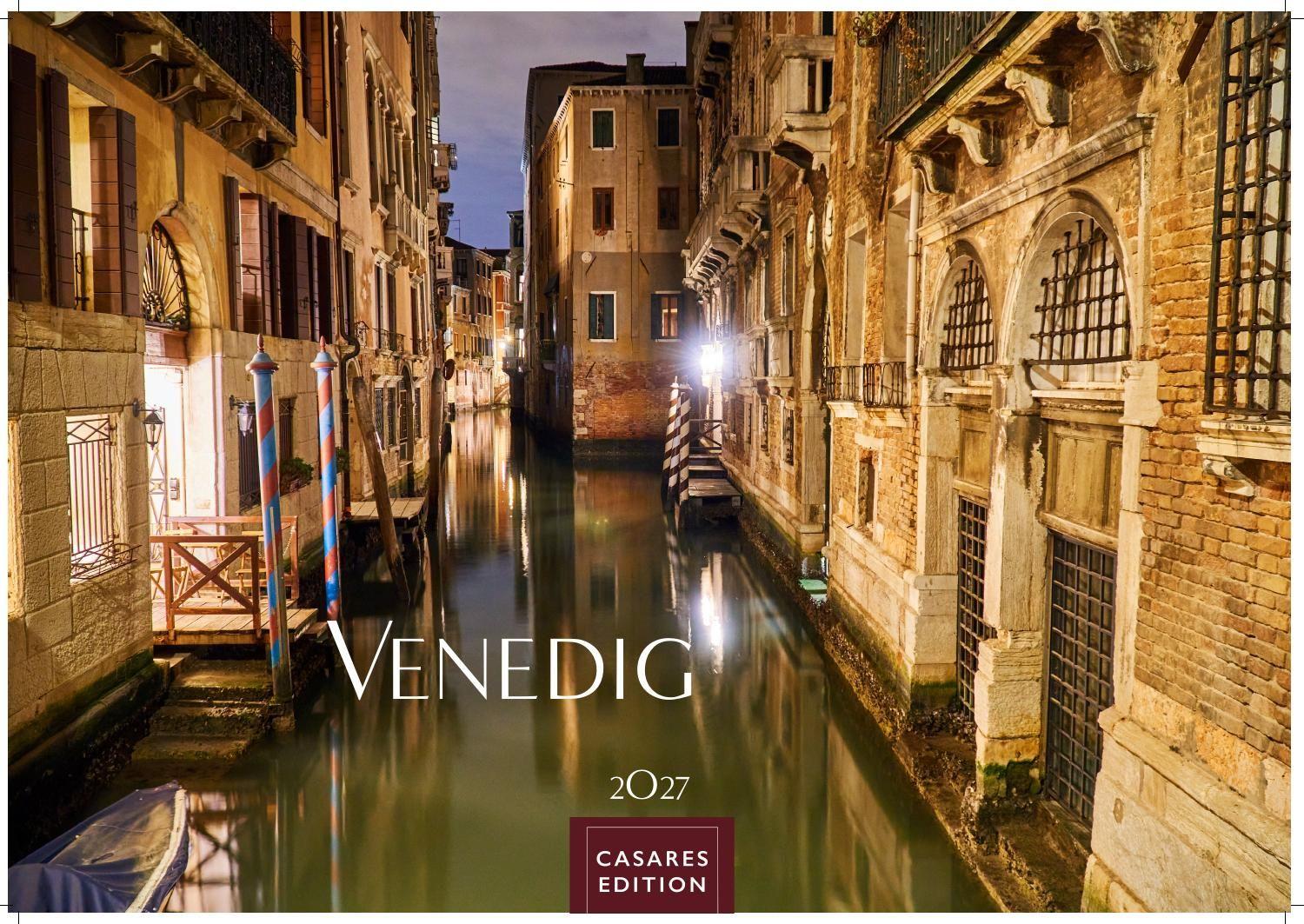 Vorderes Coverbild Venedig Kalender 2027 - Wandkalender | Fotokalender Italien 35x50cm - mit malerischen Fotos von Venedig , Italien