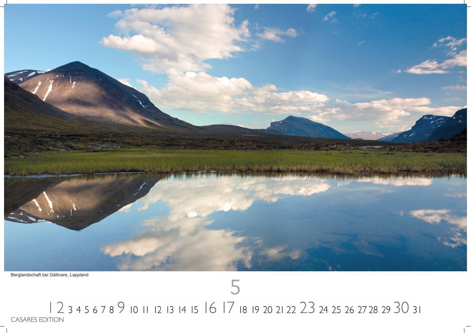 Beispielinhalt (Bild) Schweden Kalender 2027 - Wandkalender | Fotokalender Nordeuropa 24x35cm - Naturerlebnisse & Landschaften des Nordens - Hochwertiger . mit beeindruckenden Fotos