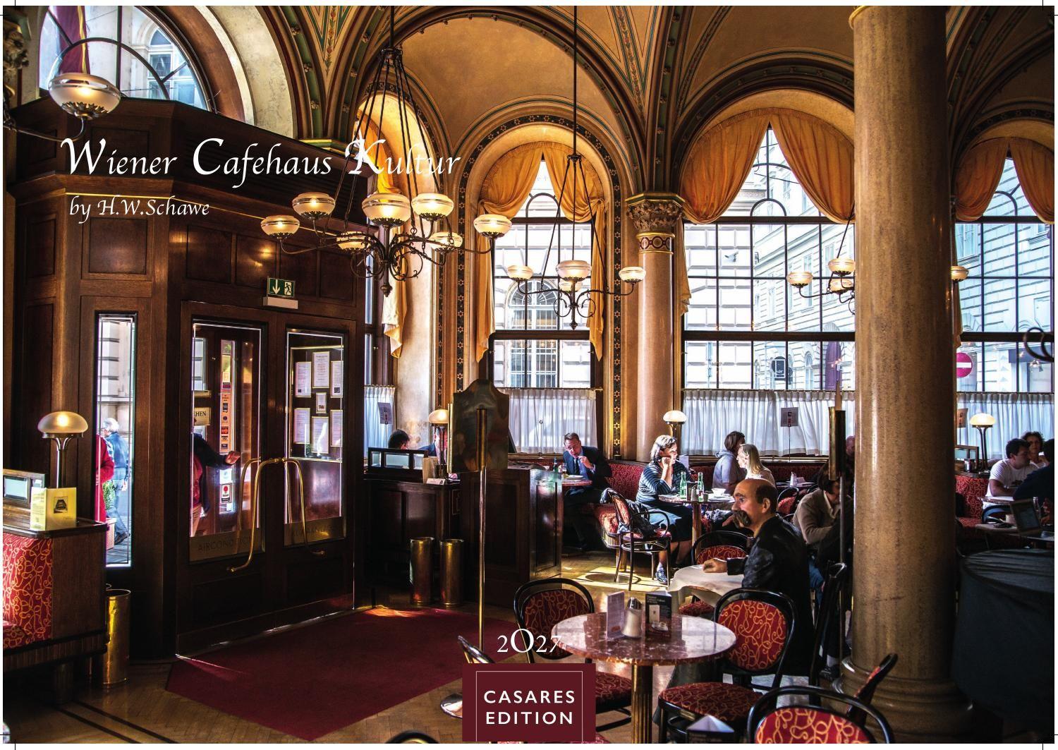 Vorderes Coverbild Wiener Caféhaus Kultur Kalender 2027 - Wandkalender | Fotokalender| Österreich Kalender | Alpenländer 24x35cm | Historische & Kulturelle Kaffeehaus Motive | . & Geschenkidee