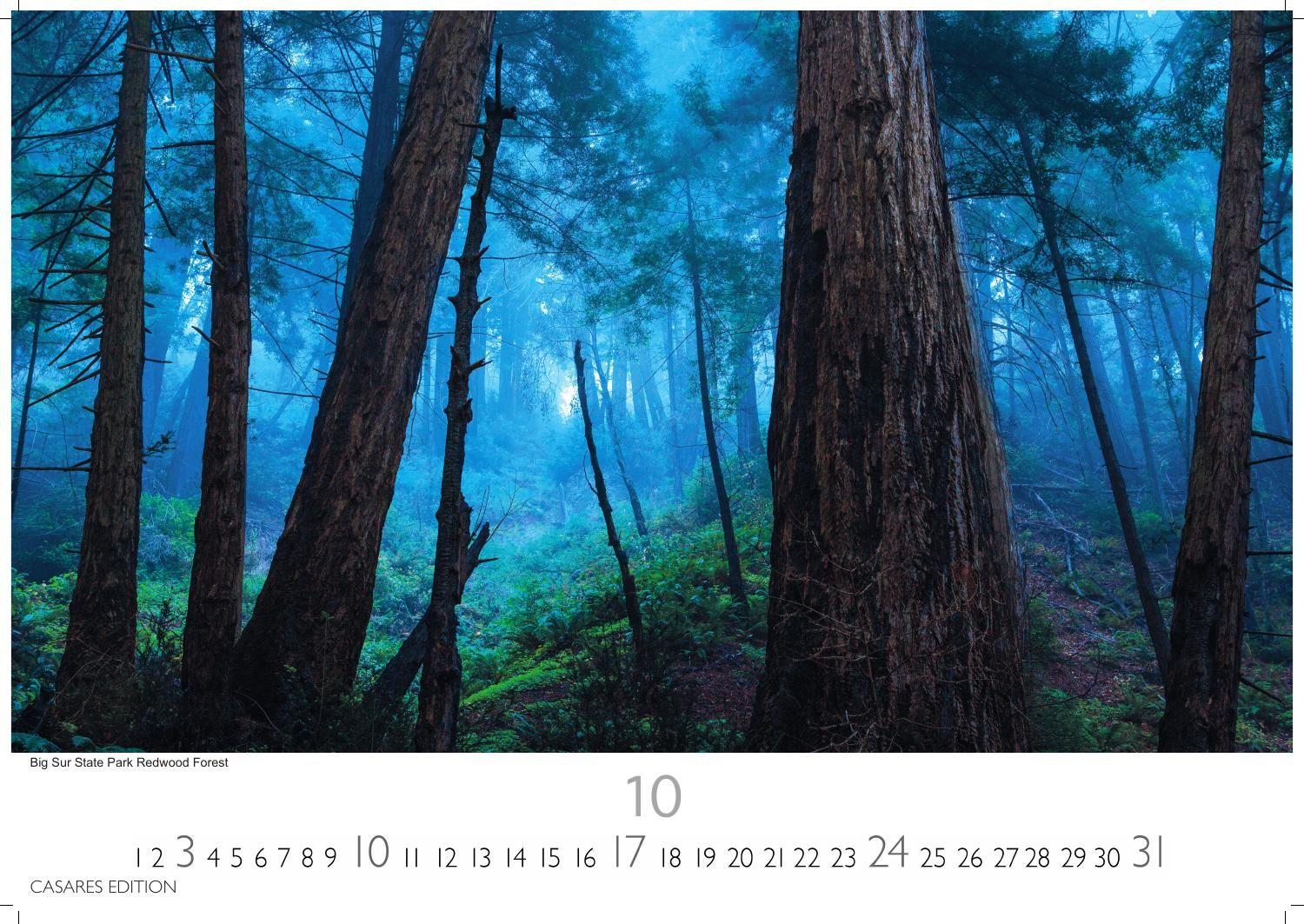 Beispielinhalt (Bild) Kalifornien Kalender 2027 - Wandkalender | Fotokalender Nordamerika 24x35cm - Sonnenstaat pur: Strände, Städte & Naturwunder als stimmungsvolle Wanddeko erleben