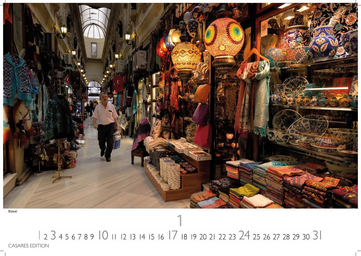 Beispielinhalt (Bild) Istanbul Kalender 2027 - Wandkalender | Fotokalender Türkei Vorderer Orient 35x50cm Großformat | . mit 12 faszinierenden Fotografien von Istanbul | Premium-Design |